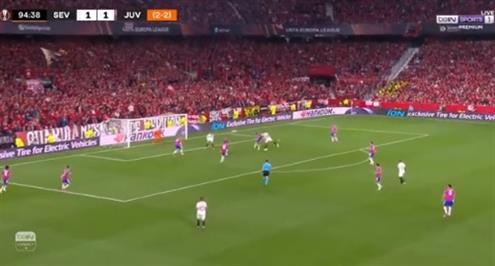 هدف اشبيلية الثاني أمام يوفنتوس (لاميلا)