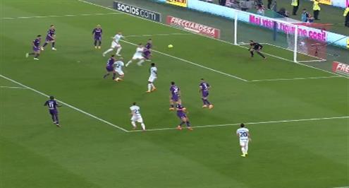 هدف إنتر الثاني أمام فيورنتينا (لاوتارو مارتينيز)