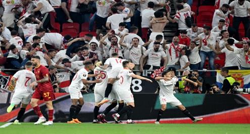 أهداف مباراة روما واشبيلية