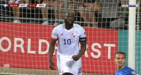 ثنائية لوكاكو أمام إستونيا 