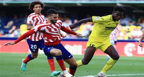 أهداف مباراة فياريال وأتلتيكو مدريد