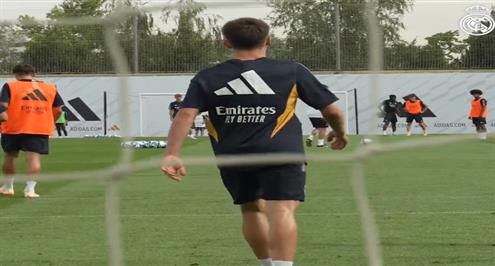 أردا جولر سجل هدفا رائعا في مران ريال مدريد 