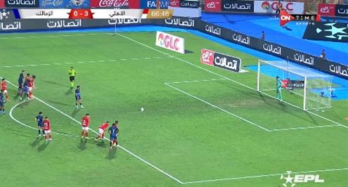 هدف الزمالك الأول أمام الأهلي (أحمد سيد زيزو)