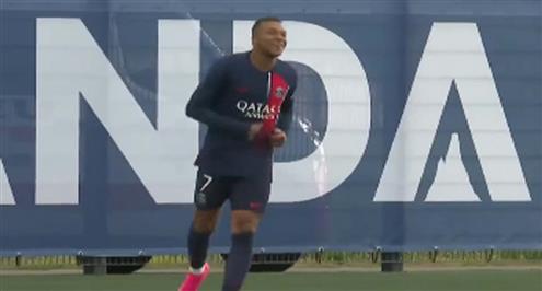 مبابي يسجل هدف باريس سان جيرمان الثاني أمام لوهافر