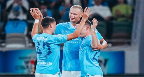 أهداف مباراة مانشستر سيتي ويوكوهاما الودية