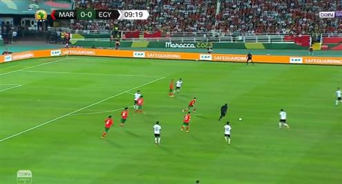 تسديدة قوية .. هدف منتخب مصر الأولمبي الأول أمام المغرب (محمود صابر)