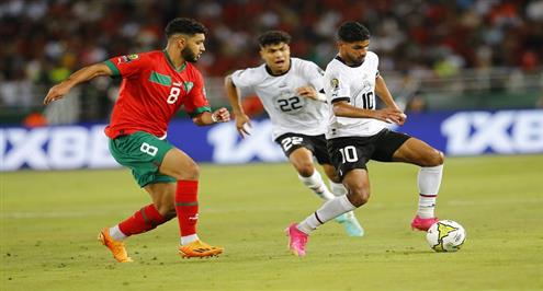 أهداف مباراة منتخب مصر الأولمبي والمغرب