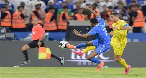 هدف النصر الثاني أمام الهلال (كريستيانو رونالدو)