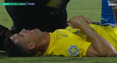 إصابة رونالدو في مباراة النصر والهلال