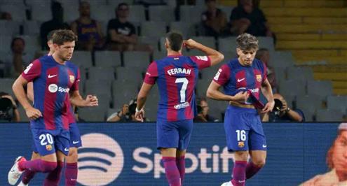 أهداف مباراة برشلونة وقادش