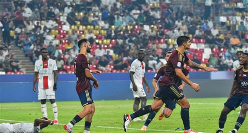 أهداف مباراة الجزيرة والوحدة