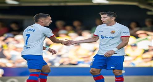 أهداف مباراة فياريال وبرشلونة 