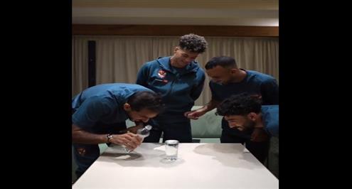 تحدي بين لاعبي الأهلي في معسكر النمسا 