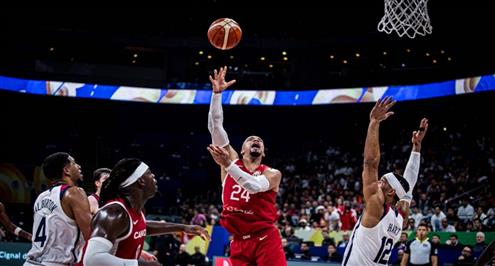 ملخص مباراة الولايات المتحدة وكندا في كأس العالم للسلة