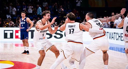 ملخص مباراة ألمانيا وصربيا في كأس العالم للسلة