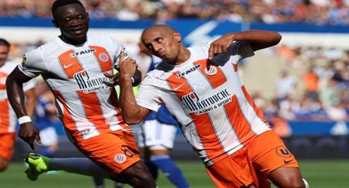 تسديدة قوية .. وهبي الخزري يسجل هدفا لمونبيليه أمام ستراسبورج