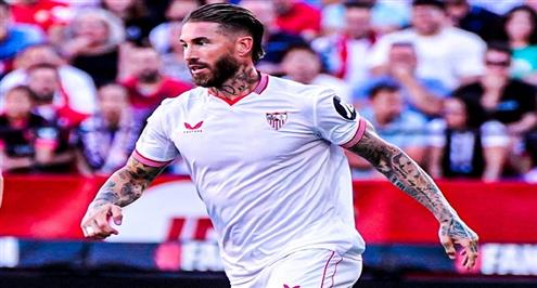 انقاذ رائع من راموس في مباراة اشبيلية ولاس بالماس