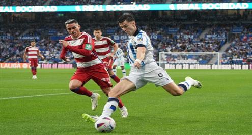 أهداف مباراة ريال سوسيداد وغرناطة