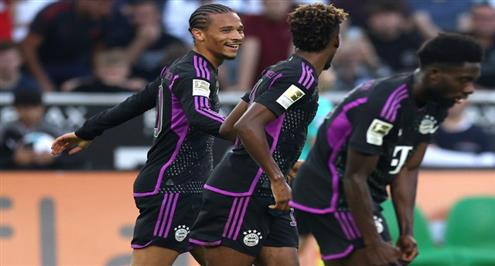 أهداف مباراة مونشنجلادباخ وبايرن ميونيخ