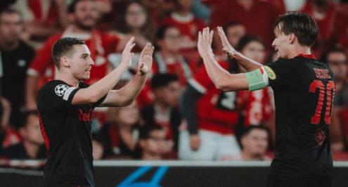 أهداف مباراة بنفيكا وسالزبورج