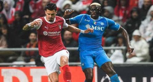 أهداف مباراة سبورتينج براجا ونابولي