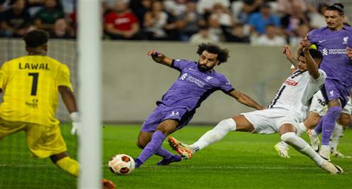 هدف ضمن ملخص لمسات صلاح أمام لاسك لينز 