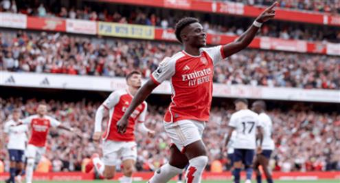 هدف أرسنال الثاني أمام توتنهام