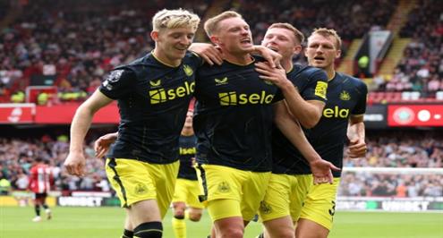 هدف نيوكاسل الأول أمام شيفيلد (لونجستاف)