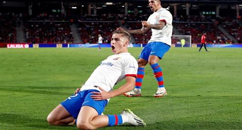 هدف برشلونة الثاني أمام مايوركا (فيرمين لوبيز)