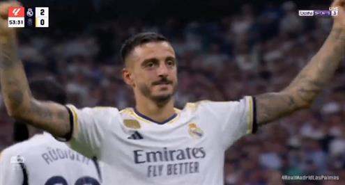 هدف ريال مدريد الثاني أمام لاس بالماس (خوسيلو)