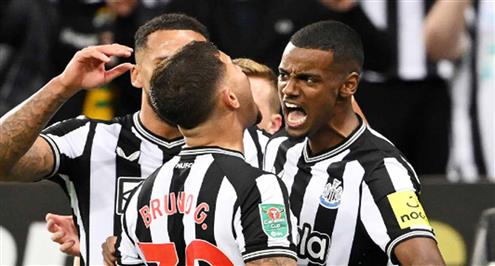 هدف نيوكاسل أمام مانشستر سيتي