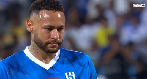 نيمار يهدر ركلة جزاء للهلال أمام الشباب