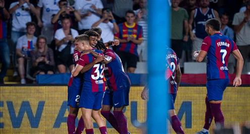 هدف برشلونة أمام إشبيلية