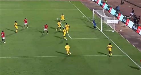 رأسية مصطفى محمد وتصدي حارس إثيوبيا