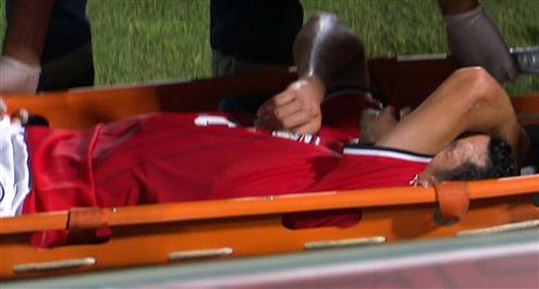 إصابة محمد حمدي في مباراة إثيوبيا