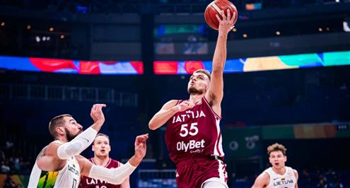 ملخص مباراة لاتفيا وليتوانيا في كأس العالم للسلة