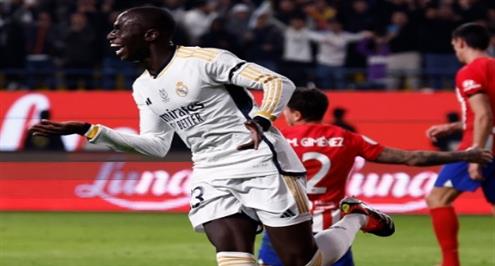 هدف ريال مدريد الثاني أمام أتلتيكو (ميندي)