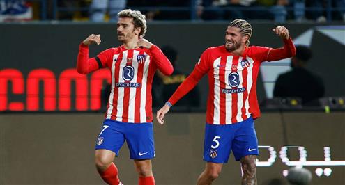 هدف أتلتيكو مدريد الثاني أمام ريال مدريد (جريزمان)