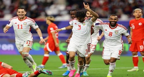 أهداف مباراة الإمارات وهونج كونج