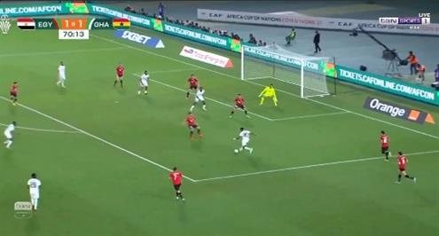 هدف غانا الثاني أمام مصر (قدوس)