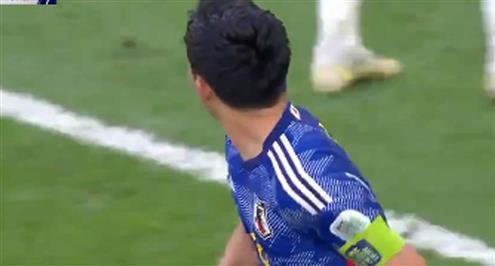 هدف اليابان أمام العراق