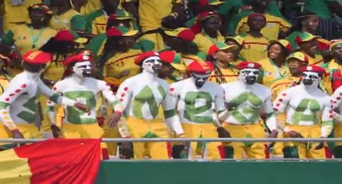 حماس جماهير السنغال في المدرجات