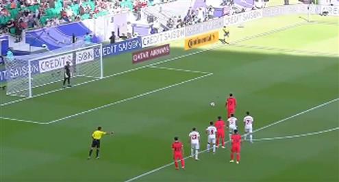 هدف كوريا الجنوبية الأول أمام الأردن