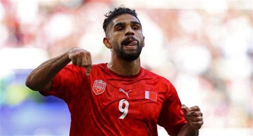 هدف البحرين أمام الأردن