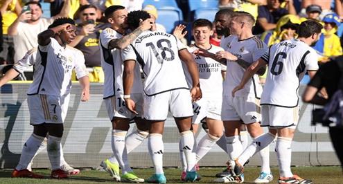 أهداف مباراة لاس بالماس وريال مدريد