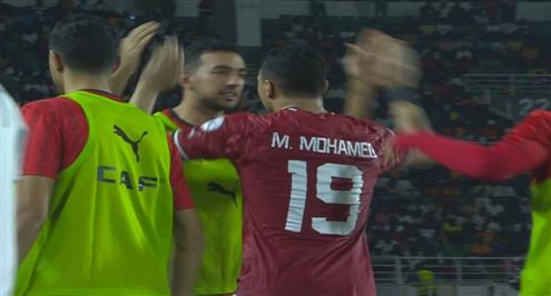 هدف منتخب مصر الأول أمام الكونغو الديمقراطية (مصطفى محمد)