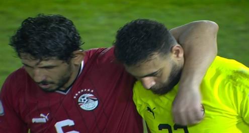 آخر ركلة ترجيح وحزن لاعبي مصر وفرحة الكونغو الديمقراطية