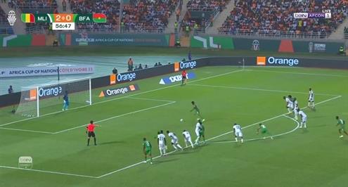 هدف بوركينا فاسو الأول أمام مالي(بيرتراند تراوري)