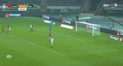هدف جنوب افريقيا الأول أمام المغرب (ماكجوبا)