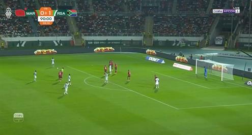 هدف جنوب افريقيا الثاني أمام المغرب (موكوينا)